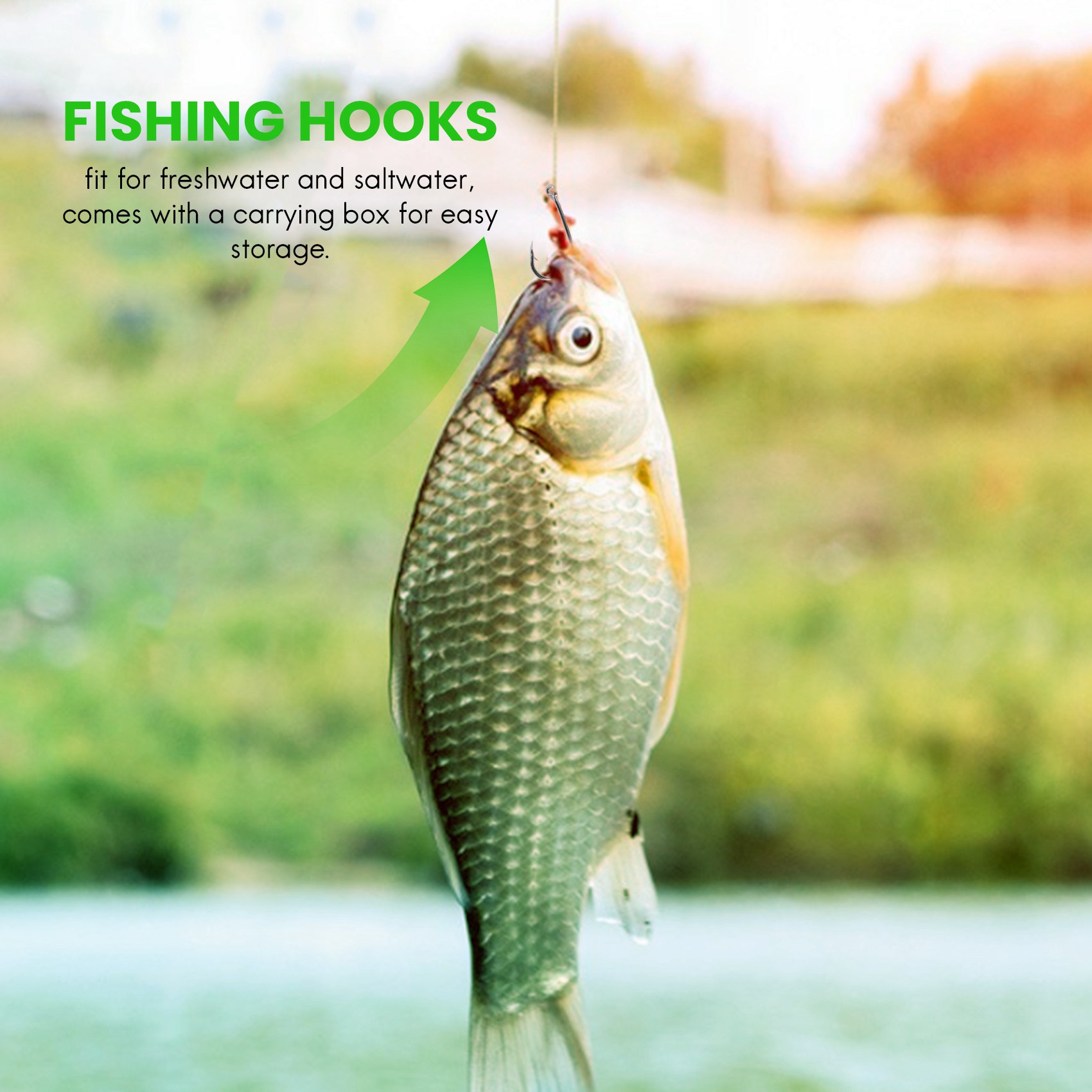 New arrival  500Pcs/Set Mixed  - Fishing Hook Size 评论和价格