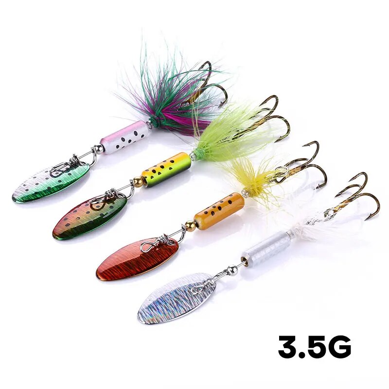 Metal VIB Lures 1PCS 3.5g Feat - Fishing Hook Offset 评论和价格