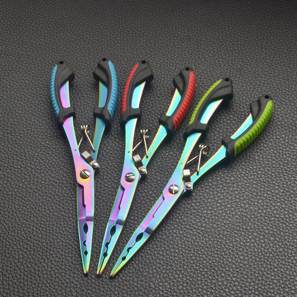 Fishing Pliers Long Nose Stain - Fishing Hook Sharpener 评论和价格