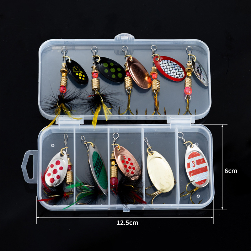 10PCS Fishing Lures Spinnerbai - Fishing Hook Treble 评论和价格